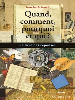 cover image of Quand, comment, pourquoi et qui?